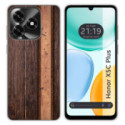 Funda Silicona para Huawei Honor X5c Plus diseño Madera 05 Dibujos