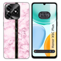 Funda Silicona para Huawei Honor X5c Plus diseño Mármol...