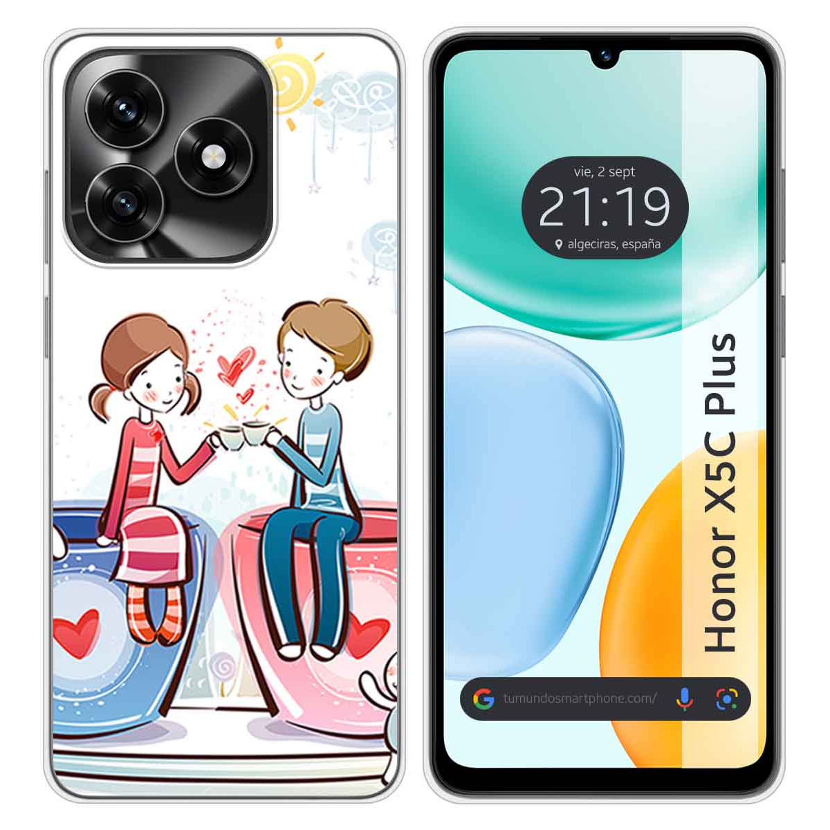 Funda Silicona para Huawei Honor X5c Plus...