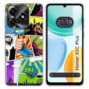 Funda Silicona para Huawei Honor X5c Plus diseño Comic Dibujos