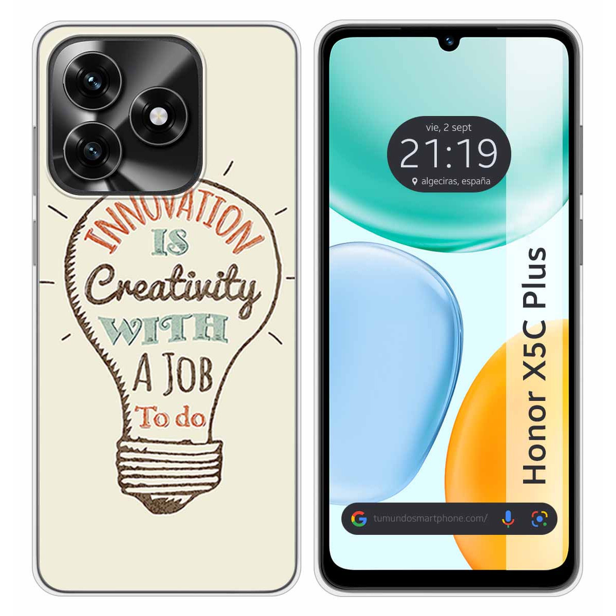 Funda Silicona para Huawei Honor X5c Plus...
