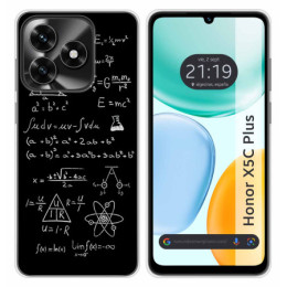 Funda Silicona para Huawei Honor X5c Plus diseño Formulas...