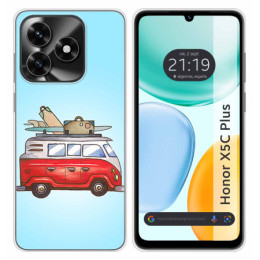 Funda Silicona para Huawei Honor X5c Plus diseño...