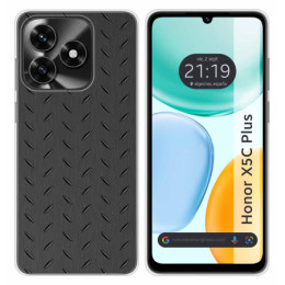 Funda Silicona para Huawei Honor X5c Plus diseño Metal...