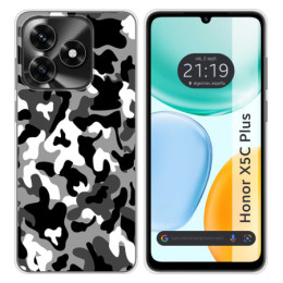 Funda Silicona para Huawei Honor X5c Plus diseño Snow...