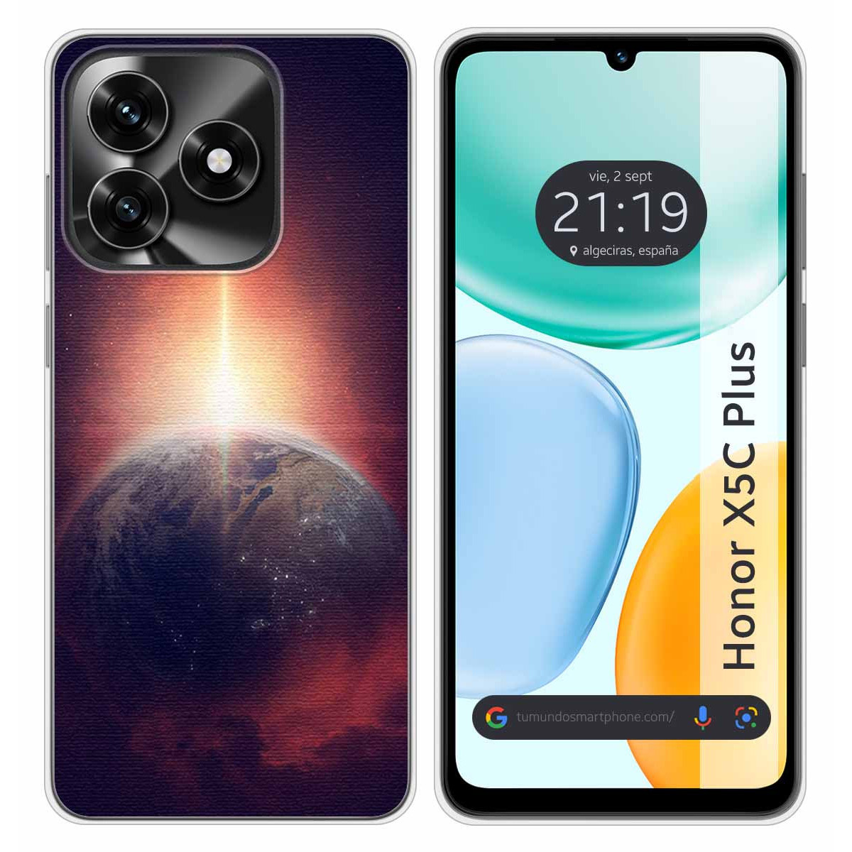 Funda Silicona para Huawei Honor X5c Plus...