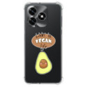 Funda Silicona Antigolpes para Huawei Honor X5c Plus diseño Vegan Life Dibujos