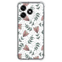Funda Silicona Antigolpes para Huawei Honor X5c Plus diseño Flores 01 Dibujos