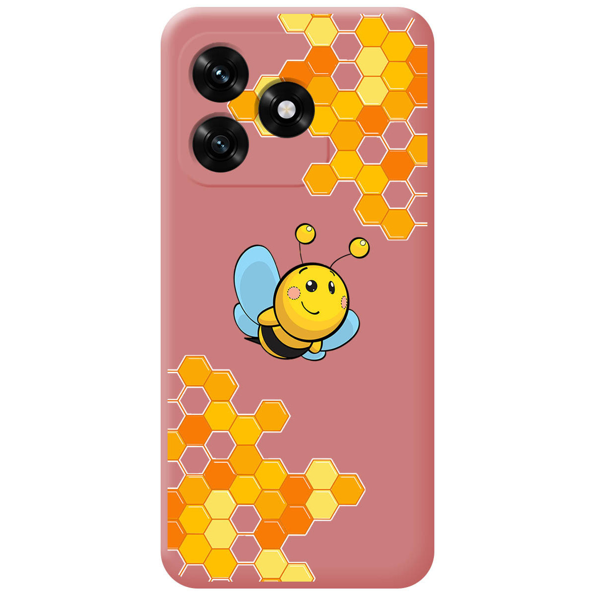 Funda Silicona Líquida Rosa para Huawei Honor...