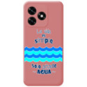 Funda Silicona Líquida Rosa para Huawei Honor X5c Plus diseño Agua Dibujos