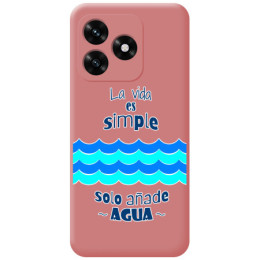 Funda Silicona Líquida Rosa para Huawei Honor X5c Plus...