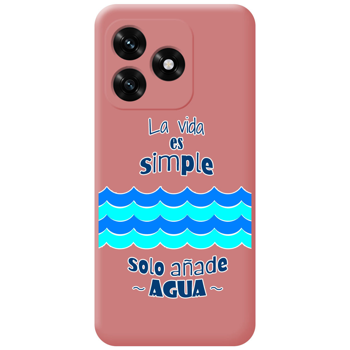 Funda Silicona Líquida Rosa para Huawei Honor...
