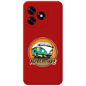 Funda Silicona Líquida Roja para Huawei Honor X5c Plus diseño Adventure Dibujos