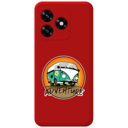 Funda Silicona Líquida Roja para Huawei Honor X5c Plus...