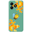 Funda Silicona Líquida Verde para Huawei Honor X5c Plus diseño Abeja Dibujos