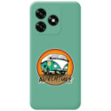 Funda Silicona Líquida Verde para Huawei Honor X5c Plus diseño Adventure Dibujos