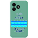 Funda Silicona Líquida Verde para Huawei Honor X5c Plus diseño Agua Dibujos