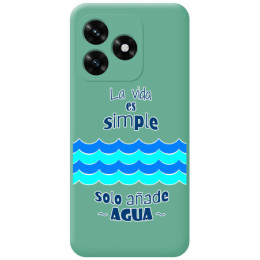 Funda Silicona Líquida Verde para Huawei Honor X5c Plus...