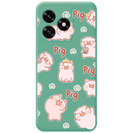 Funda Silicona Líquida Verde para Huawei Honor X5c Plus...