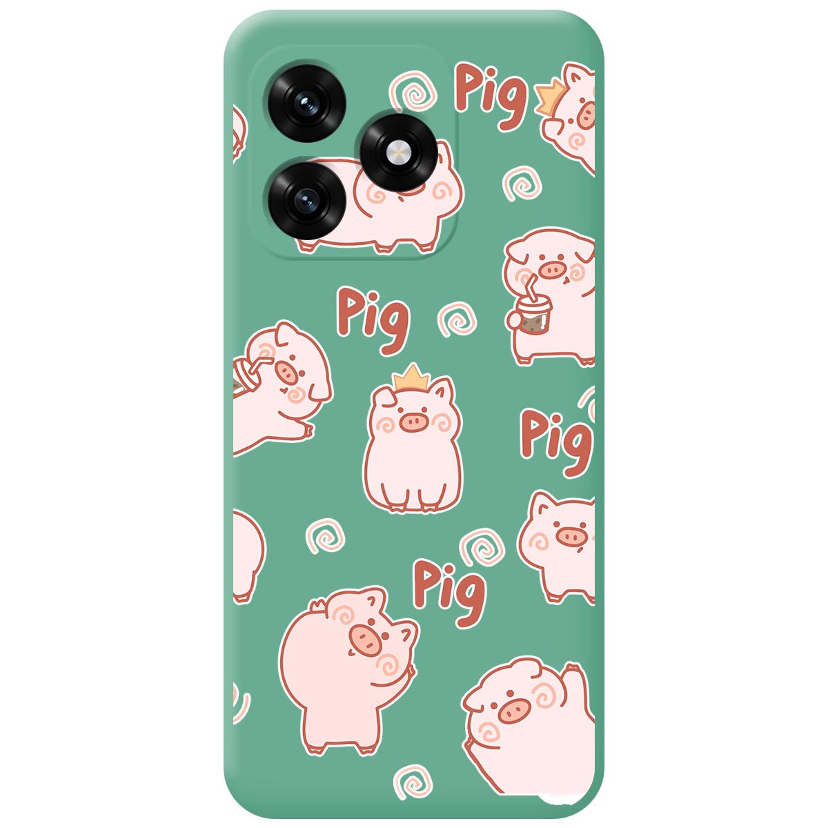 Funda Silicona Líquida Verde para Huawei Honor...