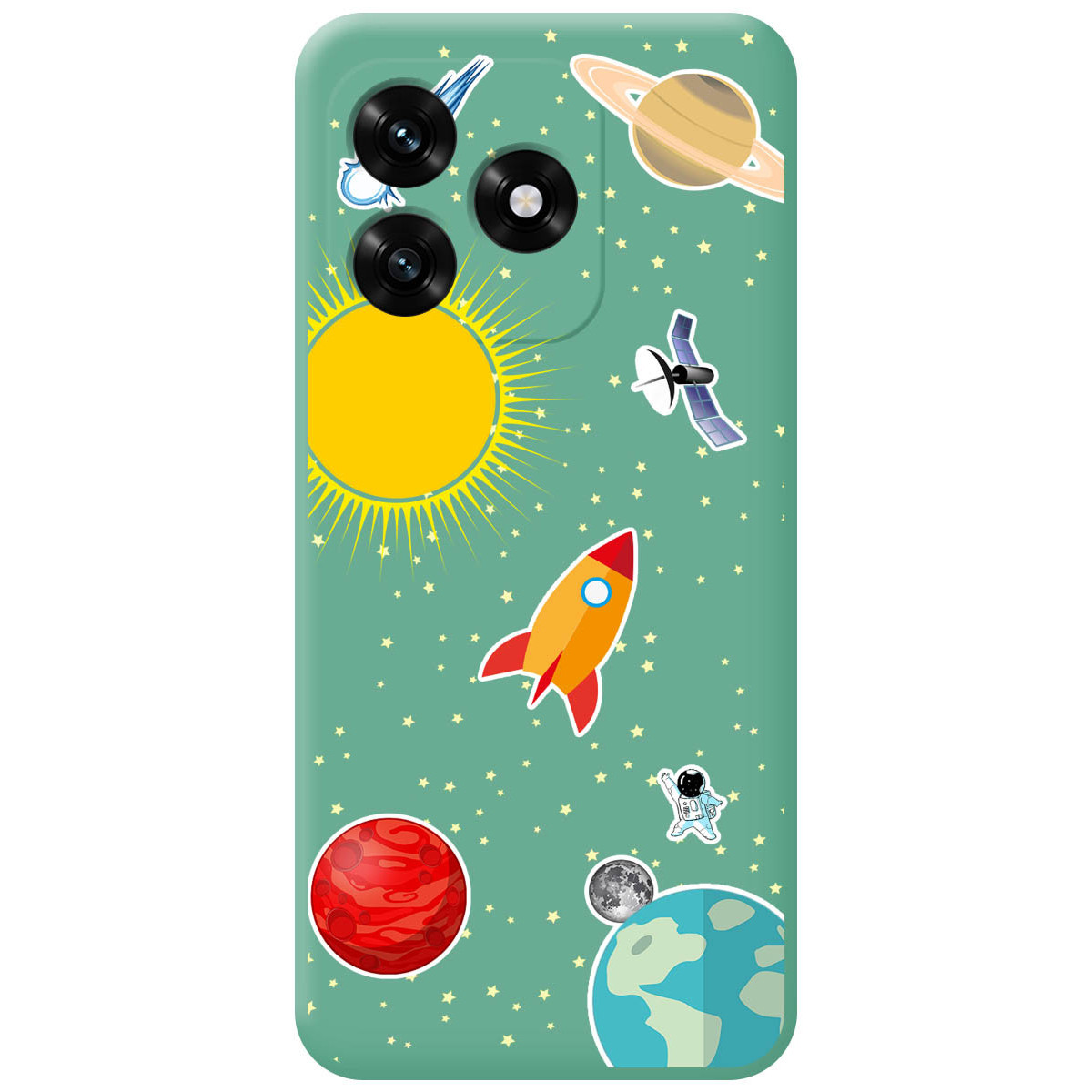 Funda Silicona Líquida Verde para Huawei Honor...