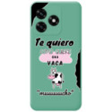 Funda Silicona Líquida Verde para Huawei Honor X5c Plus diseño Vaca Dibujos