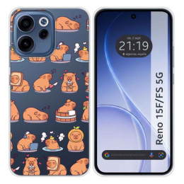 Funda Silicona Transparente para Oppo Reno 15 F / 15F 5G...