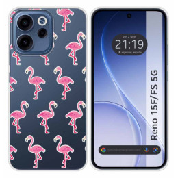 Funda Silicona Transparente para Oppo Reno 15 F / 15F 5G...
