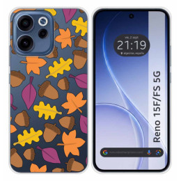 Funda Silicona Transparente para Oppo Reno 15 F / 15F 5G...