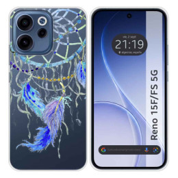 Funda Silicona Transparente para Oppo Reno 15 F / 15F 5G...