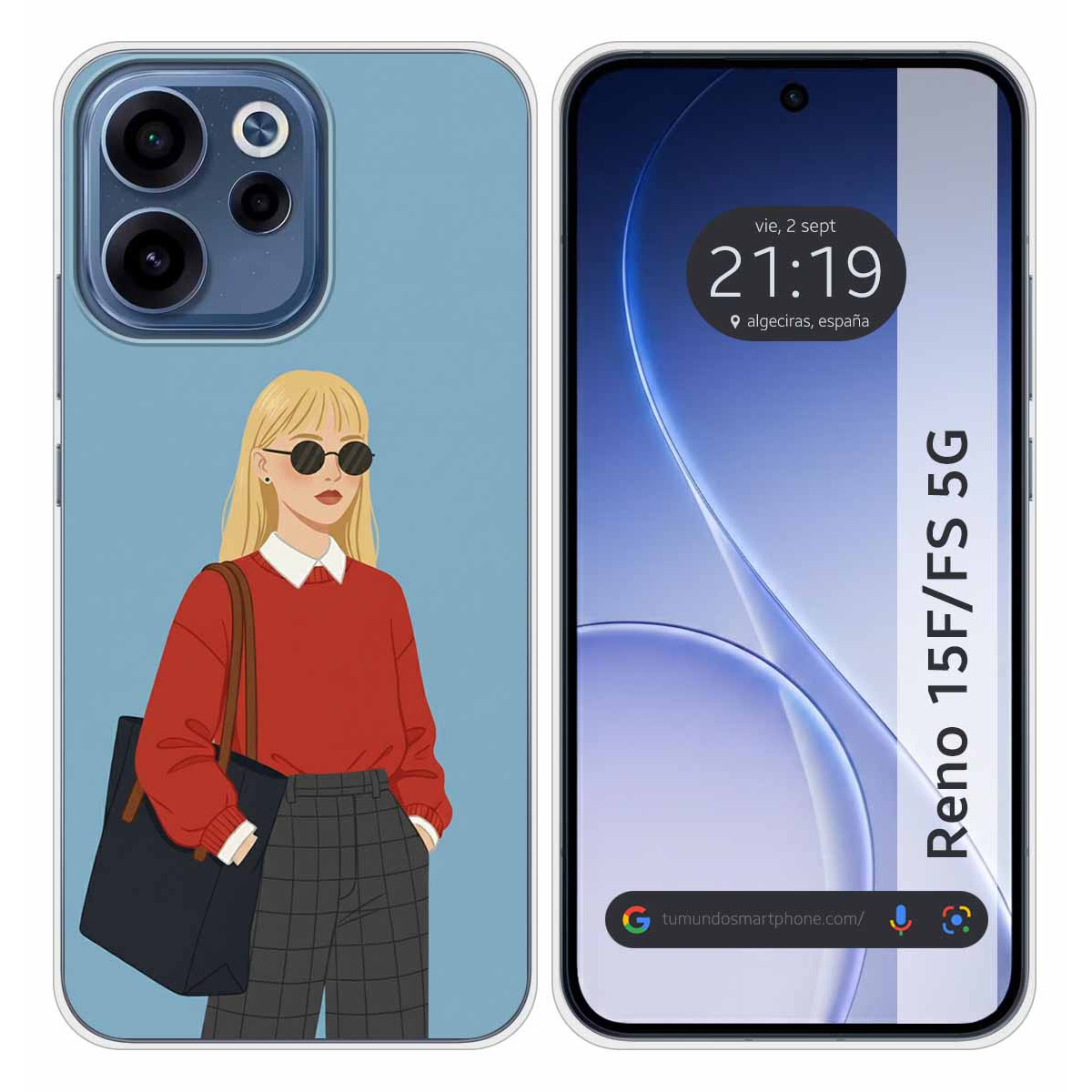 Funda Silicona para Oppo Reno 15 F / 15F 5G...