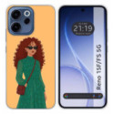 Funda Silicona para Oppo Reno 15 F / 15F 5G diseño Mujer 06 Dibujos