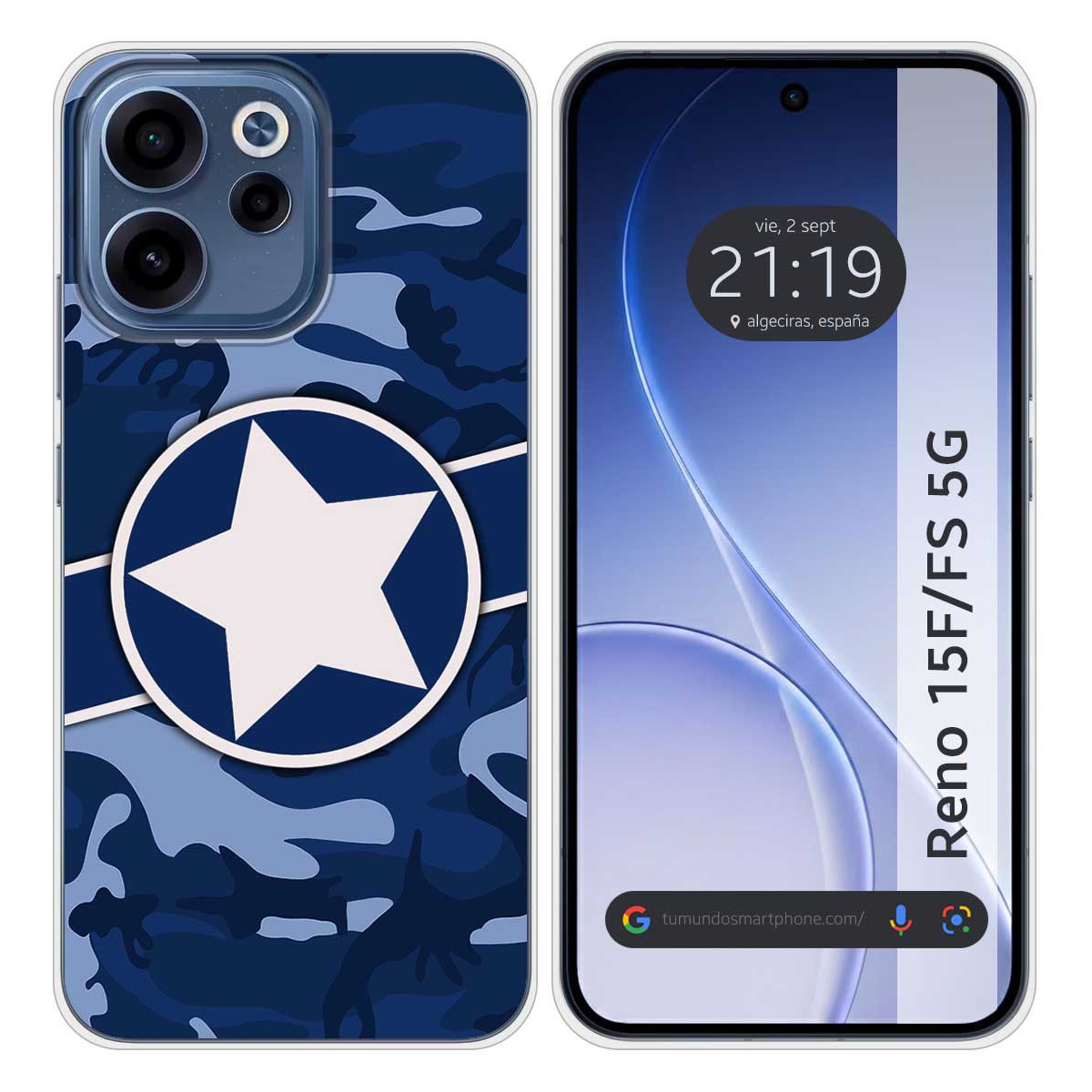 Funda Silicona para Oppo Reno 15 F / 15F 5G...