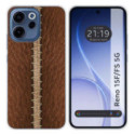 Funda Silicona para Oppo Reno 15 F / 15F 5G diseño Cuero 01 Dibujos