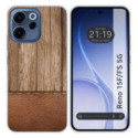 Funda Silicona para Oppo Reno 15 F / 15F 5G diseño Madera 09 Dibujos