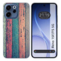 Funda Silicona para Oppo Reno 15 F / 15F 5G diseño Madera 10 Dibujos