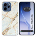 Funda Silicona para Oppo Reno 15 F / 15F 5G diseño Mármol 13 Dibujos