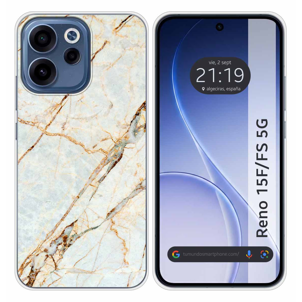 Funda Silicona para Oppo Reno 15 F / 15F 5G...