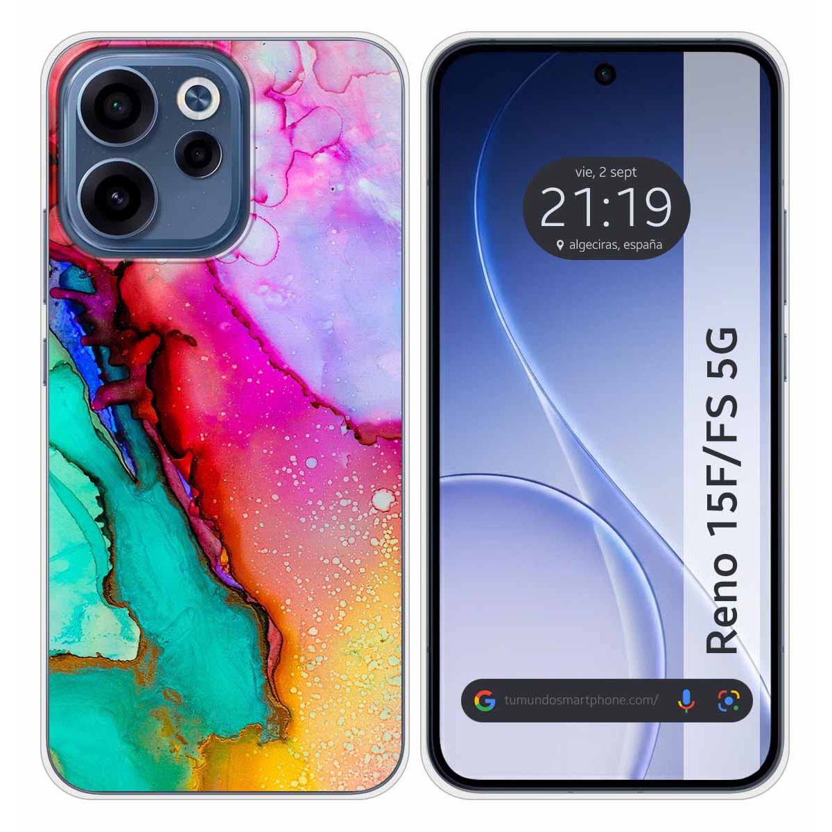 Funda Silicona para Oppo Reno 15 F / 15F 5G...