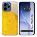 Funda Silicona para Oppo Reno 15 F / 15F 5G diseño Cerveza Dibujos