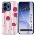 Funda Silicona para Oppo Reno 15 F / 15F 5G diseño Flores Vintage Dibujos