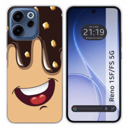 Funda Silicona para Oppo Reno 15 F / 15F 5G diseño Helado...