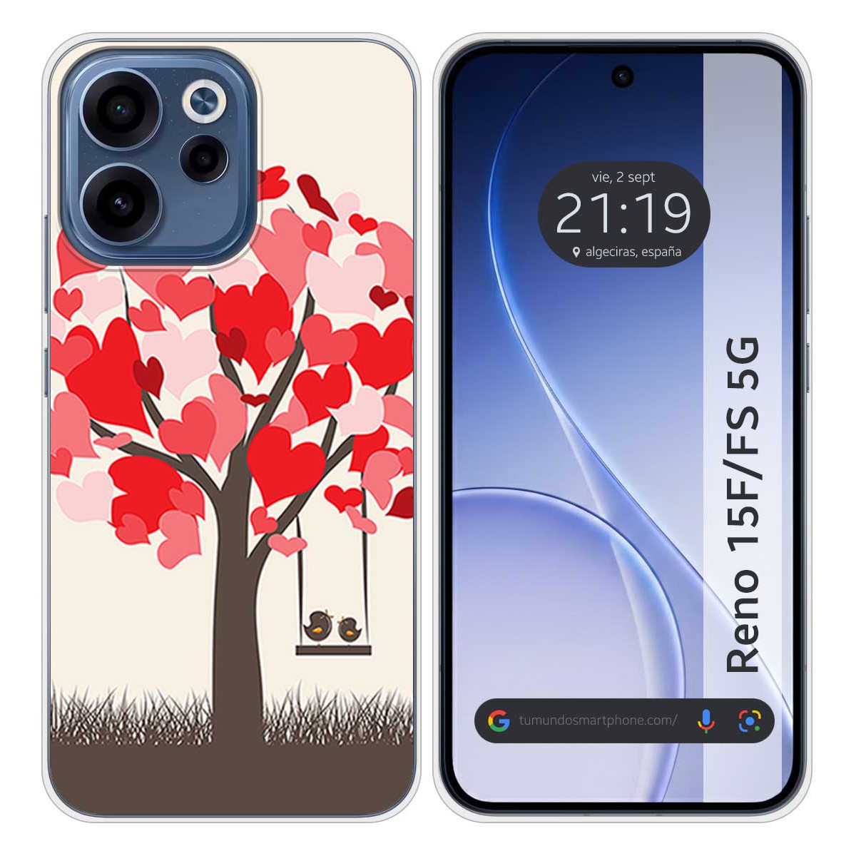 Funda Silicona para Oppo Reno 15 F / 15F 5G...