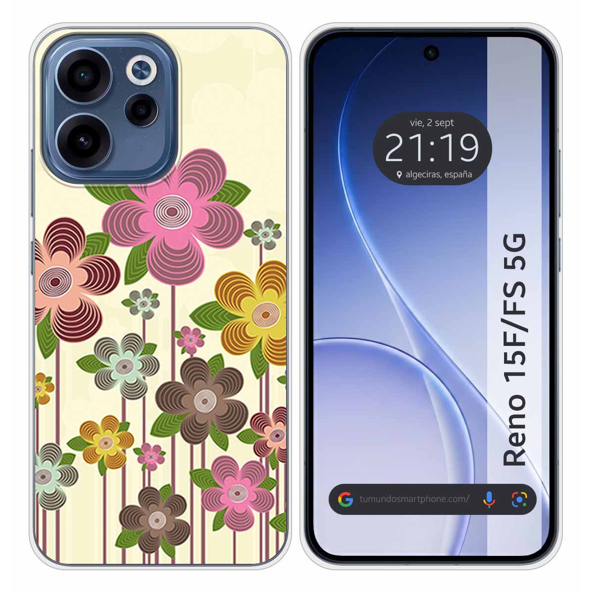Funda Silicona para Oppo Reno 15 F / 15F 5G...