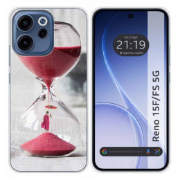 Funda Silicona para Oppo Reno 15 F / 15F 5G diseño Reloj...