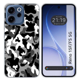 Funda Silicona para Oppo Reno 15 F / 15F 5G diseño Snow...