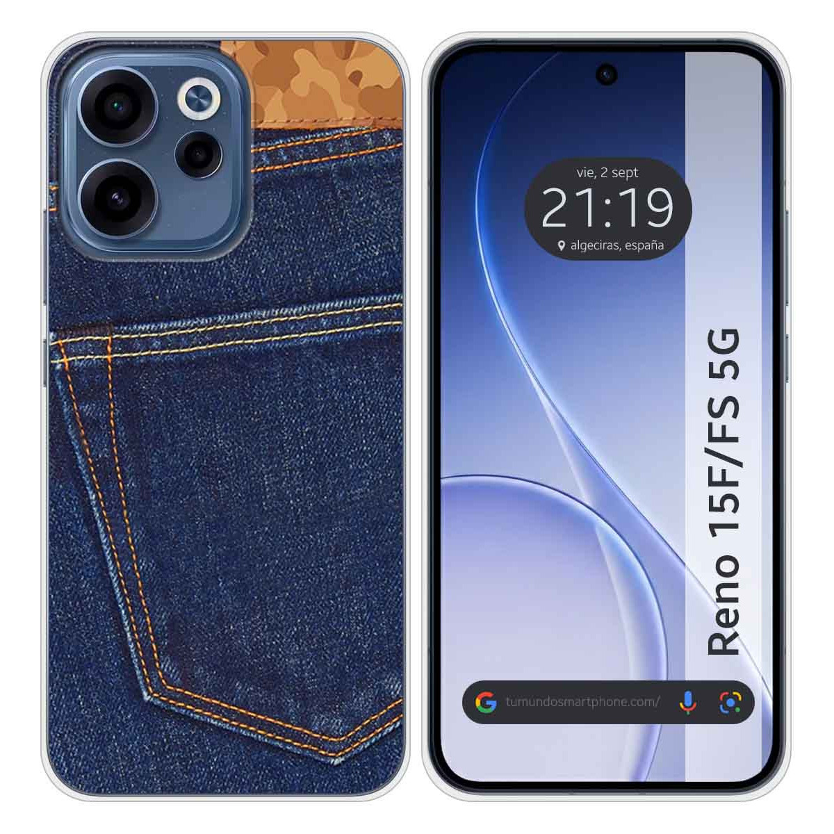 Funda Silicona para Oppo Reno 15 F / 15F 5G...