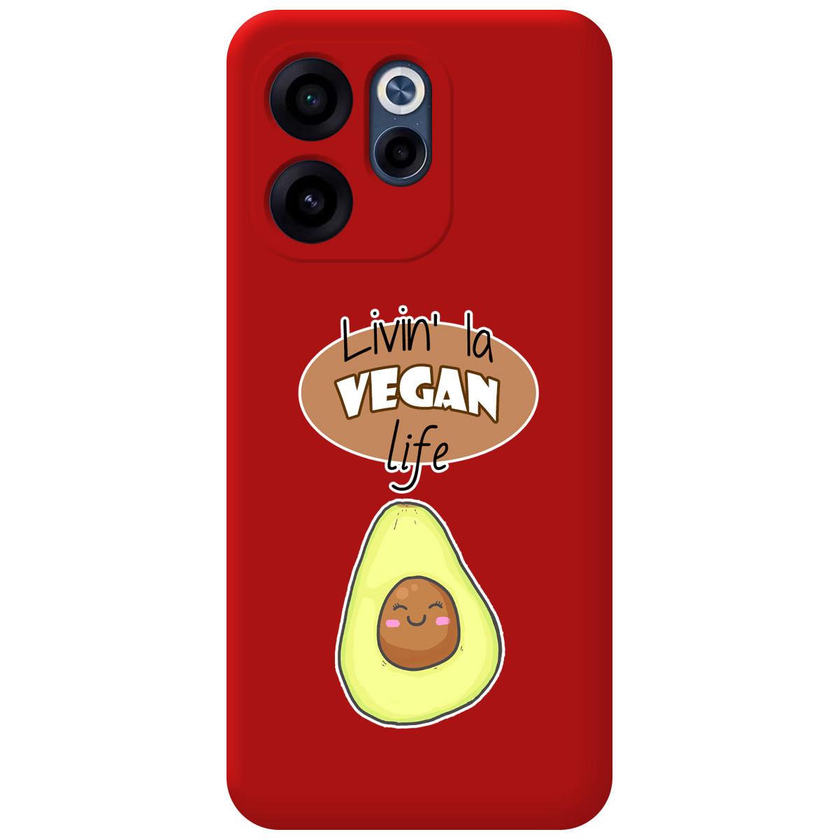 Funda Silicona Líquida Roja para Oppo Reno 15 F...