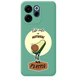 Funda Silicona Líquida Verde para Oppo Reno 15 F / 15F 5G...