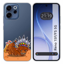Funda Silicona Transparente para Oppo Reno 15 FS / 15FS...